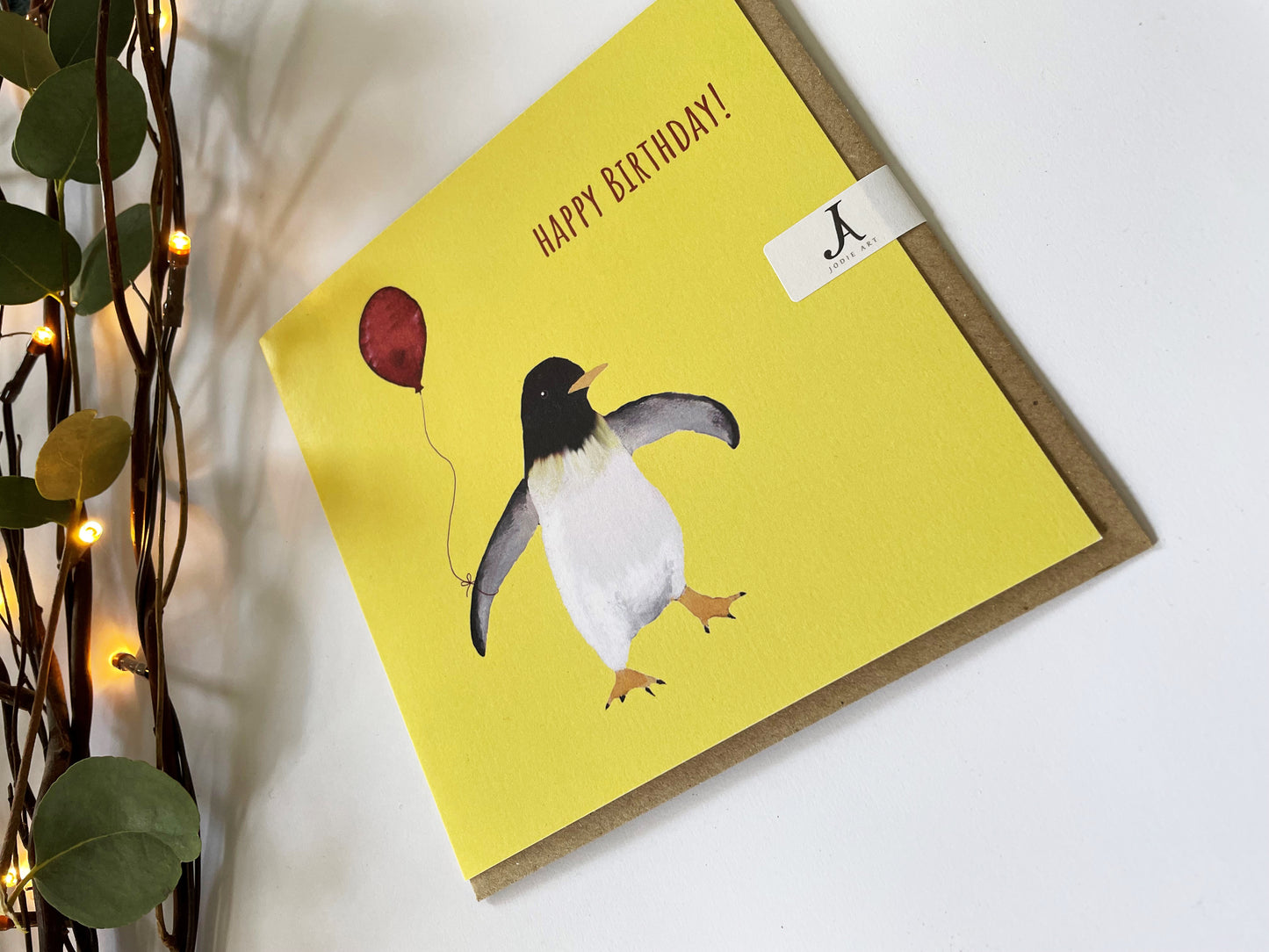 Penguin Birthday Card