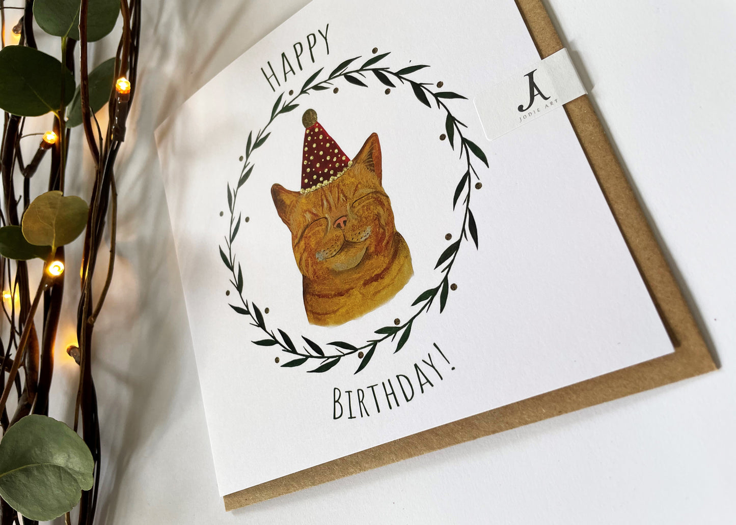 Happy Birthday Cat Card