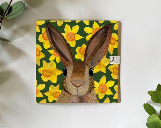 Hare Spring Card