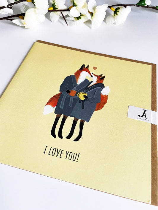 Love You Anniversary Valentines Card